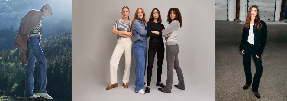 Dames bootcut jeans