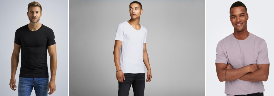 Heren basic t-shirts