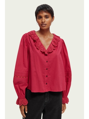 Scotch & Soda Blouse BLOUSE MET BRODERIE 171018 5833