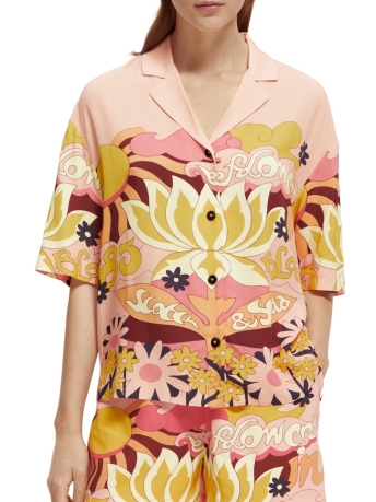 Scotch & Soda Blouse PRINTED CAMP SHIRT 171910 5696