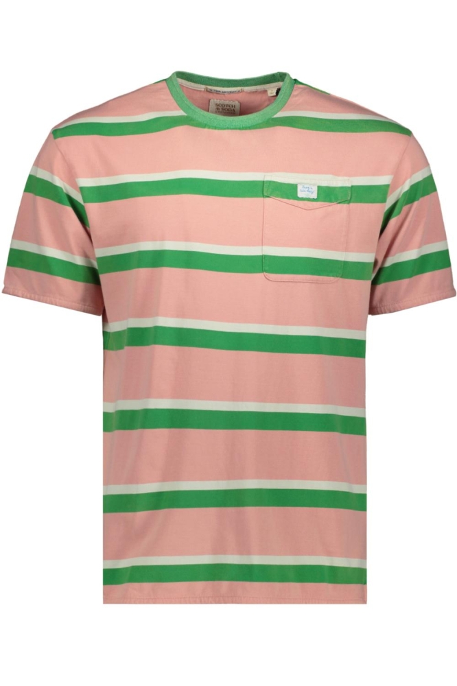 YARN DYE STRIPE TEE 171696 6071
