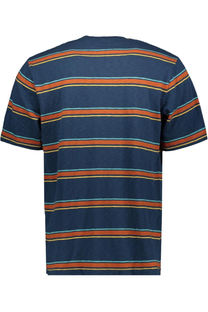 VINTAGE TEXTURED STRIPE TEE M1011541A BLUE BOTTLE STRIPE