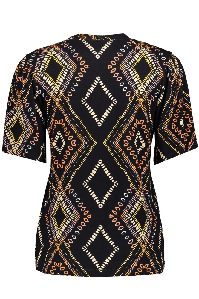 TOP ALLOVER PRINT 32025 60 JAZZ Black/Orange