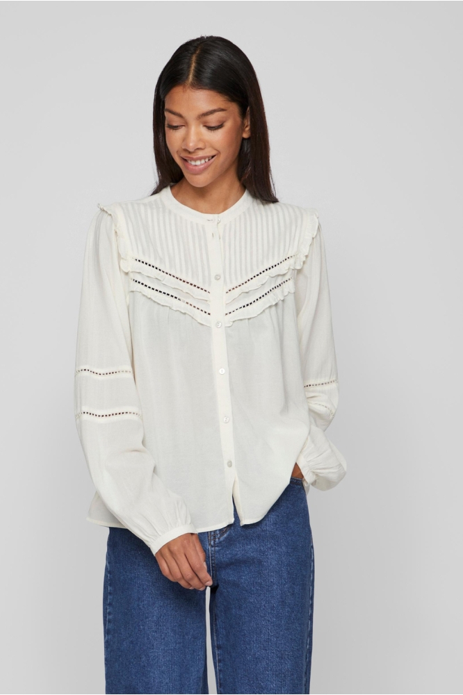 VIRENE L/S SHIRT 14088652 BIRCH