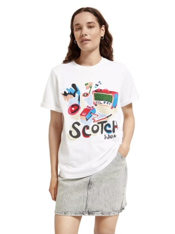 Scotch & Soda T-shirt COTTON IN CONVERSION T SHIRT 174300 0006