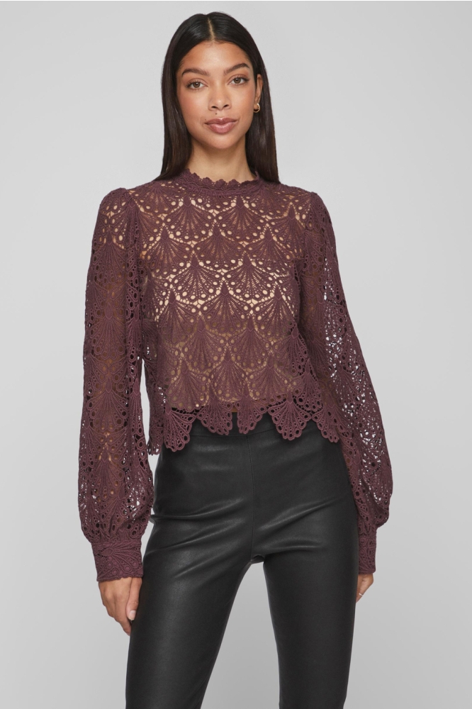 VIMINJA LS BUTTON SHIRT 14088952 HUCKLEBERRY