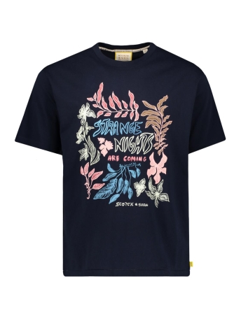 Scotch & Soda T-shirt FESTIVAL FLOWER AW T SHIRT 173034 0002