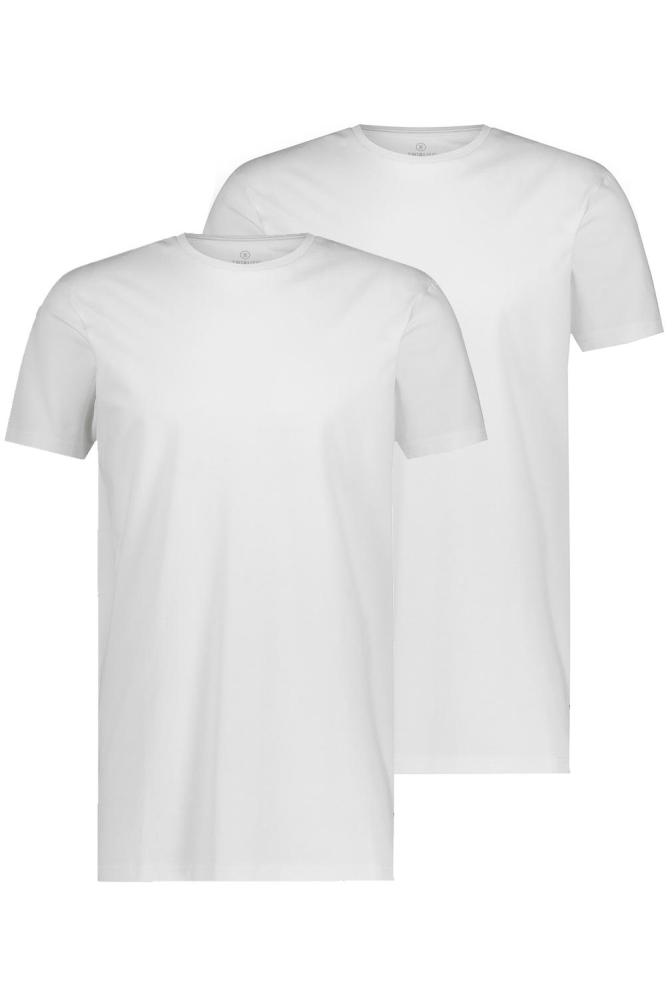2 PACK O NECK LONG LENGTH TW00510LL TRAVIS 100 WHITE