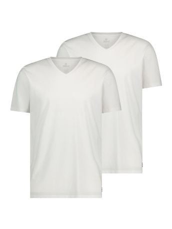 Twinlife T-shirt 2 PACK V NECK NORMAL LENGTH TW00511NL JEREMY 100 WHITE