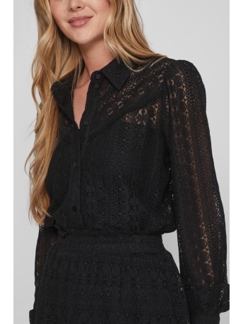 Vila Blouse VICHIKKA L/S SHIRT 14088397 BLACK