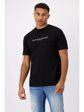 Black Bananas T-shirt MENFW23 3 11 SIGNATURE TEE BLACK