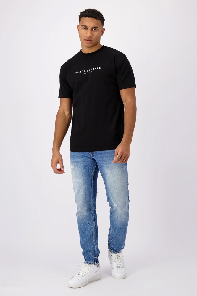 MENFW23 3 11 SIGNATURE TEE BLACK