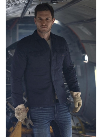 PME legend Overhemd SHIRT JACKET WITH RIB STRUCTURE PSI2308211 5281