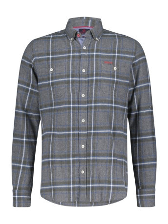 NZA Overhemd WHANANAKI 23HN524 1870 GREY MELANGE