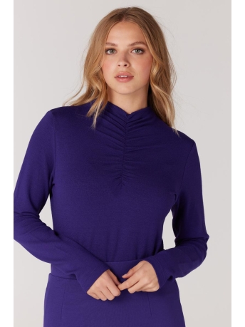 Juffrouw Jansen T-shirt CREPE JERSEY TOP JENNA W23 CJ101 000200 PURPLE