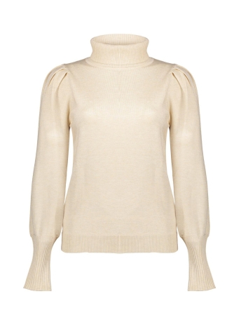Geisha Trui GEBREIDE TRUI MET POFMOUWEN 34587 14 LIGHT SAND