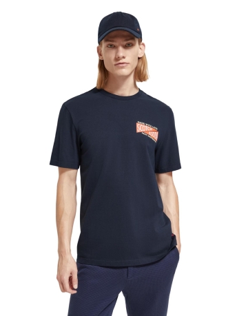 Scotch & Soda T-shirt REGULAR FIT CHEST ARTWORK 175594 0002