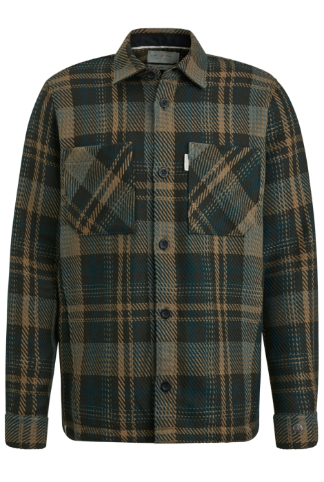 shirt jacket with structure weave csi2309230 cast iron overhemd 9067