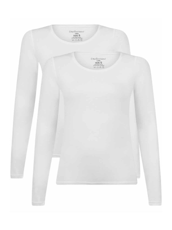 Bamboo basics T-shirt LARA 001 WHITE