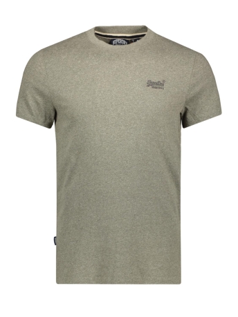 Superdry T-shirt ESSENTIAL LOGO EMB TEE M1011245A 1BK ASH OLIVE MARL