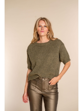 Geisha Trui GEBREIDE TRUI 34840 70 Olive