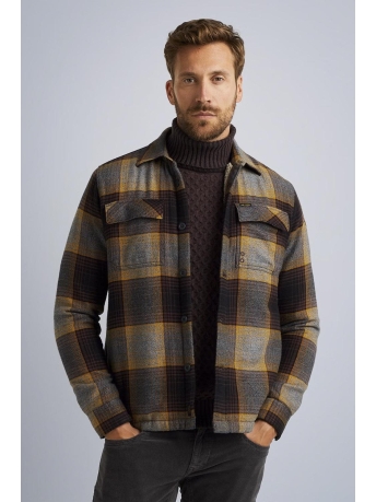 PME legend Overhemd SHIRT JACKET WITH CHECK PATTERN PSI2310220 8200
