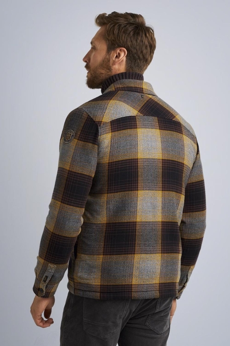 PME legend paarse heren overhemd | Model achteraanzicht