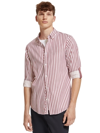 Scotch & Soda Overhemd REGULAR FIT STRIPED SHIRT 176025 6889