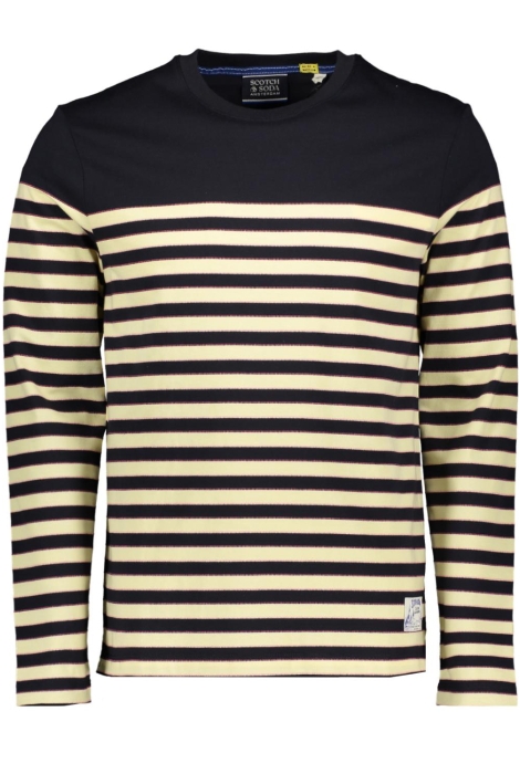 Scotch & Soda breton striped ls t-shirt