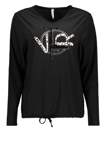 Zoso T-shirt MICKY SHIRT WITH PRINT 234 0000 BLACK