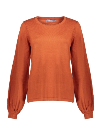 Geisha Trui RIBGEBREIDE TRUI 34586 14 BURNED ORANGE