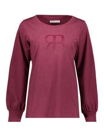 Red Button T-shirt TEMMY RB FLOCK SRB4123 FLOCK PLUM