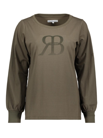 Red Button T-shirt TEMMY RB FLOCK SRB4123 DARK GREEN