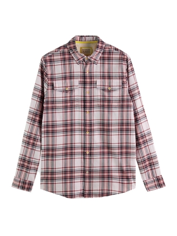 Scotch & Soda Overhemd FLANNEL CHECK SHIRT 175486 6948