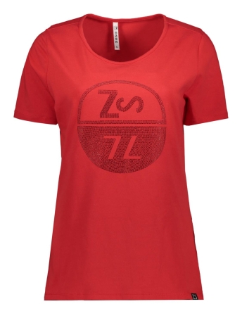 Zoso T-shirt DESTINY T SHIRT WITH STUDS 241 0019 RED