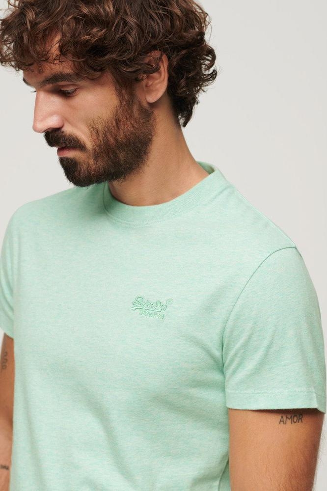 ESSENTIAL LOGO EMB TEE M1011245A 9VQ LIGHT MINT GREEN MARL