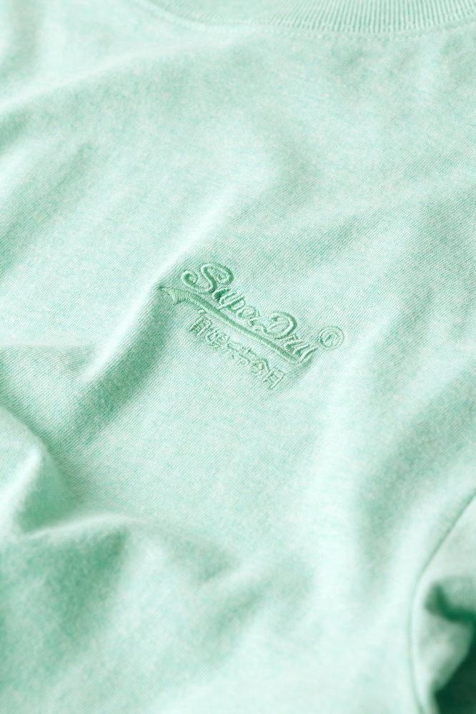 ESSENTIAL LOGO EMB TEE M1011245A 9VQ LIGHT MINT GREEN MARL