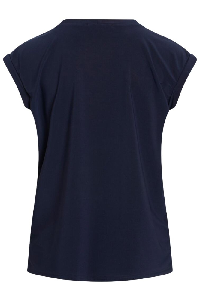 SisterS point blauwe dames t-shirt | Achteraanzicht