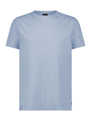 Twinlife T-shirt MEN KNITTED CREW T SHIRT STRIPE TW42502 565 DRESS BLUES