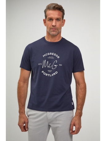 McGregor T-shirt T SHIRT PORTLAND MM232 1101 02 2100 NAVY