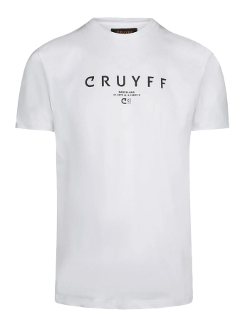 Cruyff T-shirt CITY PACK TEE BCN CA221052 100 WHITE