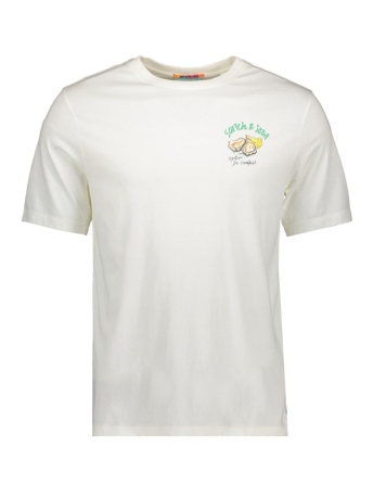 Scotch & Soda T-shirt T SHIRT MET PRINT 175641 OFF WHITE