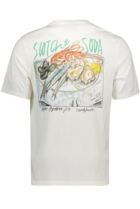 Scotch & Soda front back artwork t-shirt