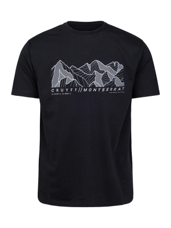 Cruyff T-shirt MONTSERRAT MOUNTAIN TEE CA231905 998 BLACK