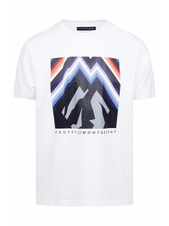 Cruyff T-shirt MONTSERRAT PEAK TEE CA231915 100 WHITE