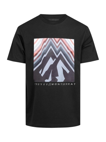 Cruyff T-shirt MONTSERRAT PEAK TEE CA231915 998 BLACK
