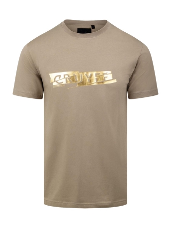 Cruyff T-shirt SENTIDO TEE CA241025 863 SAND/GOLD