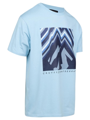 Cruyff T-shirt MONTSERRAT PEAK TEE CA231915 608 SKY LIGHT BLUE