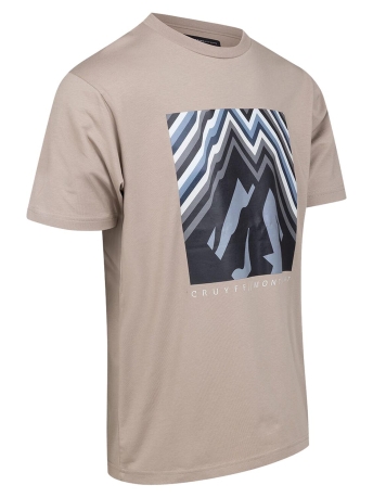 Cruyff T-shirt MONTSERRAT PEAK TEE CA231915 103 SAND