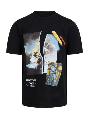 Cruyff T-shirt NO MASTER TEE CA233148 998 BLACK